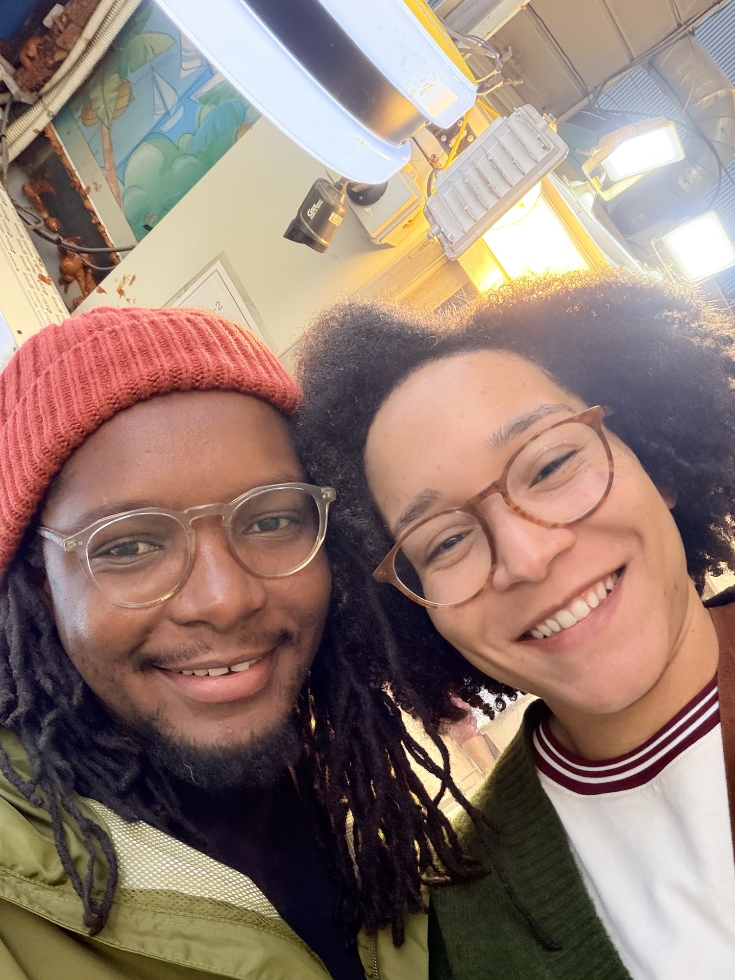 Thomas and Magen smiling together
